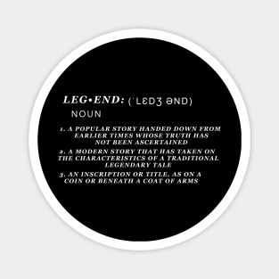 Legend Definition Essential Black Edition Magnet